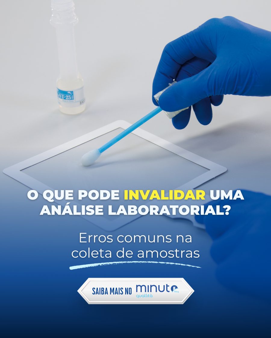Post sobre erros na coleta de amostras para a Quallità